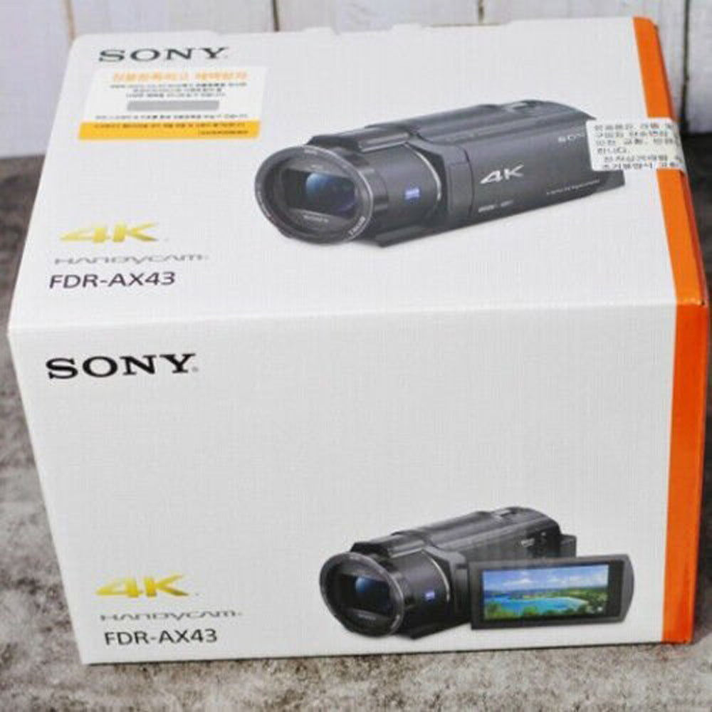 Sony FDR-AX43 UHD 4K Handycam Camcorder - 15-teiliges Zubehörpaket