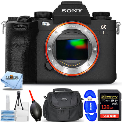 Spiegellose Digitalkamera Sony Alpha 1 / A1 (nur Gehäuse) – 7-teiliges Zubehörpaket