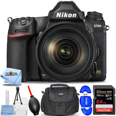 Nikon D780 DSLR Camera and AF-S NIKKOR 24-120mm f/4G ED VR Lens - Accessory Kit