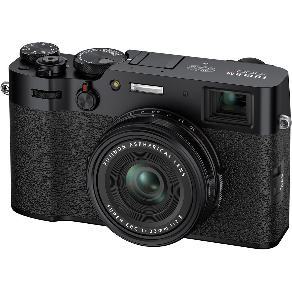 FUJIFILM X100V Digitalkamera (Schwarz) 16643000 - 12-teiliges Zubehörpaket