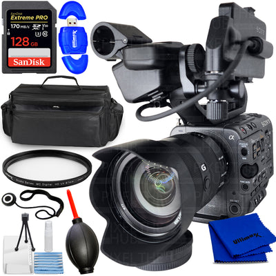 Sony FX6 Digital Cinema Camera Kit mit 24-105-mm-Objektiv – 9-teiliges Zubehörpaket