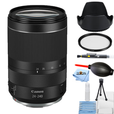 Canon RF 24–240 mm f/4–6,3 IS USM Objektiv 3684C002 + UV-Filterhaube-Objektivpaket