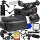 Panasonic AG-CX350 4K Camcorder + 128GB + Tripod + Microphone Bundle Panasonic