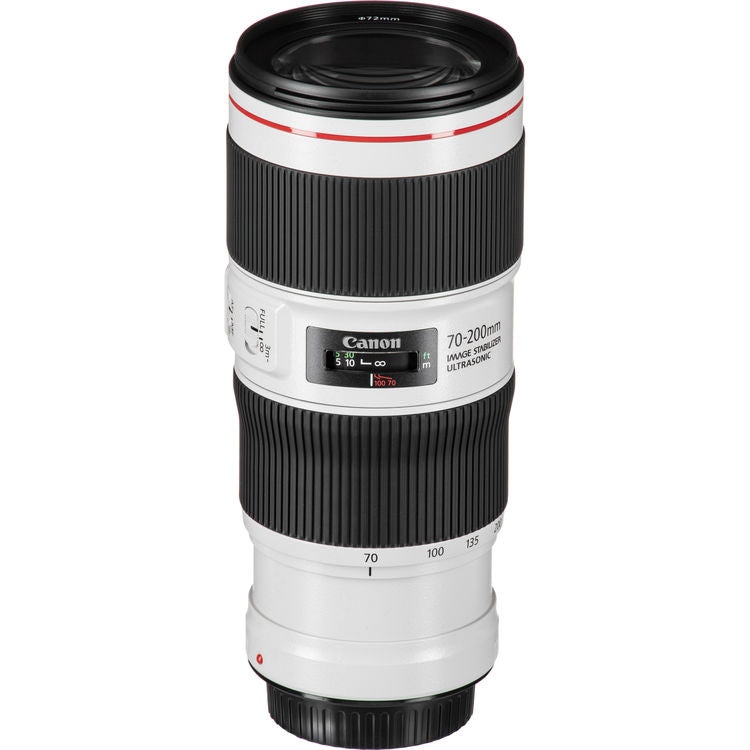 Canon EF 70-200mm f/4L IS II USM Objektiv + Tele- und Weitwinkelobjektive im Paket