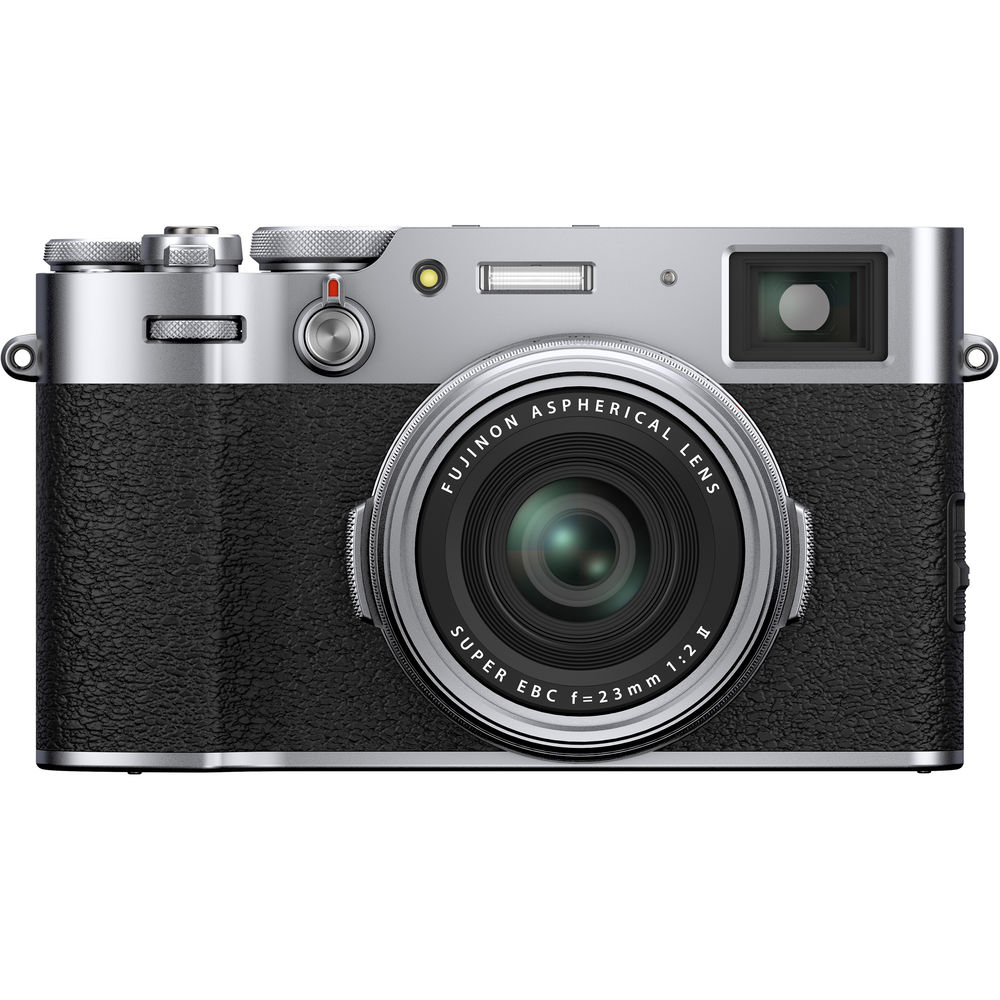 FUJIFILM X100V Digitalkamera (Silber) 16642939 - 7-teiliges Zubehörpaket