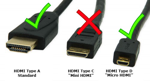 6ft Micro HDMI auf HDMI Kabel für Telefon Motorola Xoom Atrix 2 Droid X