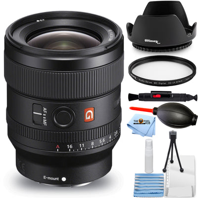 Sony FE 24 mm f/1.4 GM-Objektiv SEL24F14GM – 7-teiliges Zubehörpaket