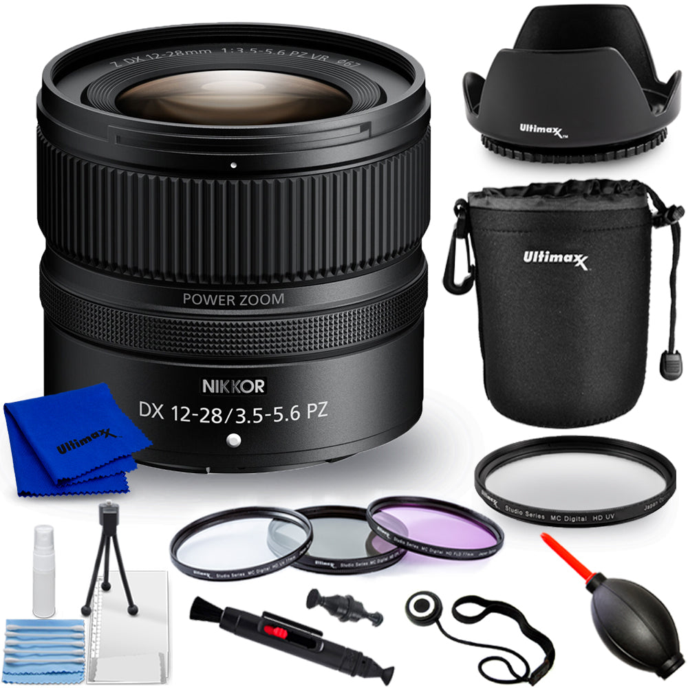 Nikon NIKKOR Z DX 12-28mm f/3.5-5.6 PZ VR Lens (Nikon Z) 20118 Accessory Bundle