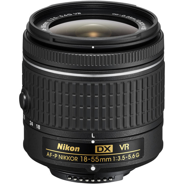 Nikon AF-P DX NIKKOR 18–55 mm 1:3,5–5,6G VR-Objektiv – Neu in weißer Box