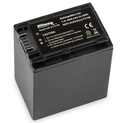 High Capacity 'Intelligent' Battery NP-FV100 Rechargeable Battery