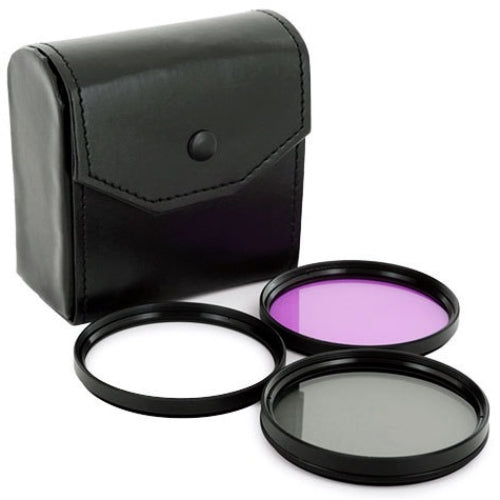 72mm 3 Piece Kit Digital UV FLD CPL Filter for Canon Nikon Pentax Sony DSLR