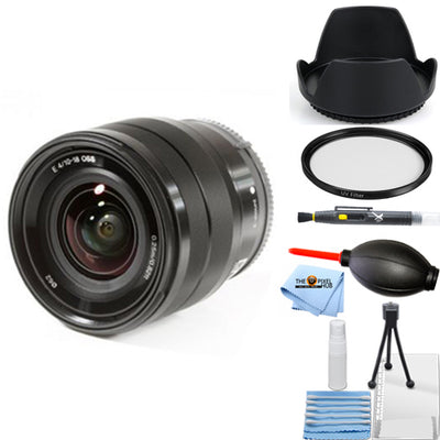 Sony 10–18 mm f/4 OSS Alpha E-Mount Weitwinkel-Zoomobjektiv Starter-UV-Filterpaket