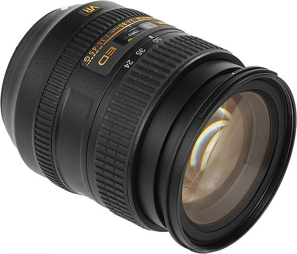 Nikon AF-S NIKKOR 24–85 mm f3.5–4.5G ED VR-Objektiv 2204 – 7-teiliges Zubehörpaket