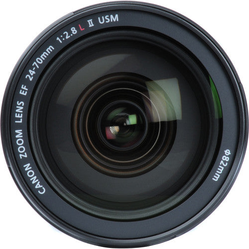 Canon EF 24-70mm f/2.8L II USM Zoomobjektiv (Schwarz) 5175B002 - 7-teiliges Zubehörpaket