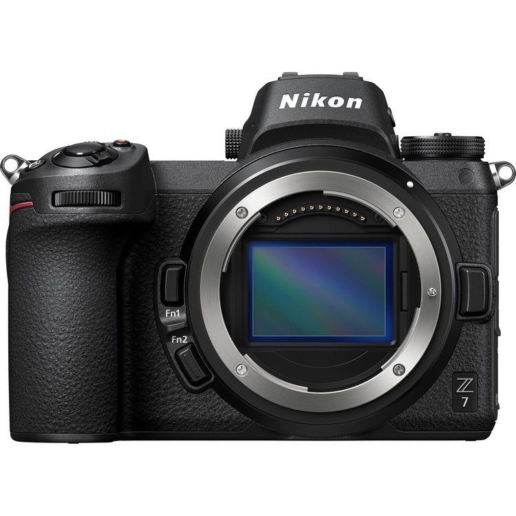 Nikon Z 7 spiegellose Digitalkamera mit 24–70 mm 1:2,8 S + 35-mm-Objektivpaket