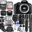 Canon EOS 2000D / Rebel T7 + 18-55mm IS II + 75-300mm III + 500mm/1000mm Bundle
