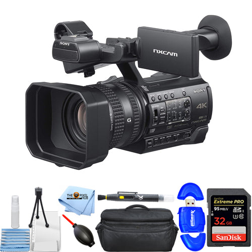 Sony HXR-NX200 HXR-NX200P 4K Professioneller PAL-Camcorder – Essential 32 GB-Paket