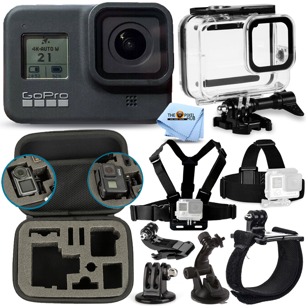 GoPro HERO8 Black 12MP Waterproof 4K Camera Camcorder + Ultimate Action Bundle