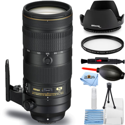 Nikon AF-S NIKKOR 70–200 mm 1:2,8E FL ED VR-Objektiv – Essential UV-Filterpaket