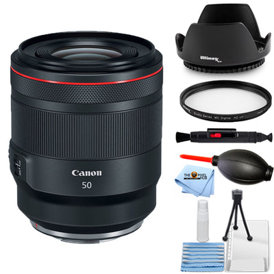 Canon RF 50mm f/1.2L USM Lens 2959C002 - 7PC Accessory Bundle