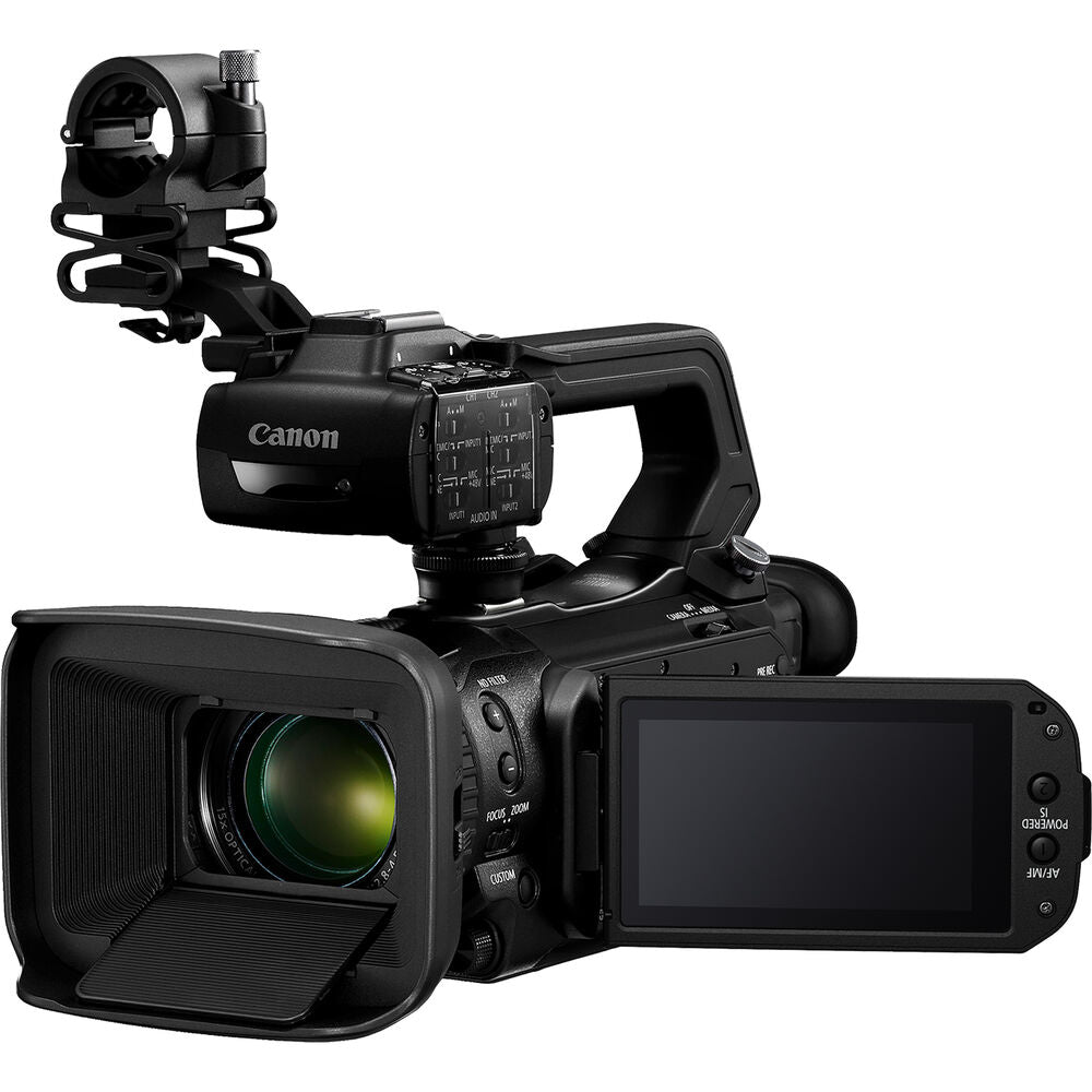 Canon XA75 UHD 4K30 Camcorder mit Dual-Pixel-Autofokus PAL – 8-teiliges Zubehörset