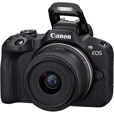 Canon EOS R50 spiegellose Kamera mit 18-45-mm-Objektiv (Schwarz) – 5811C012