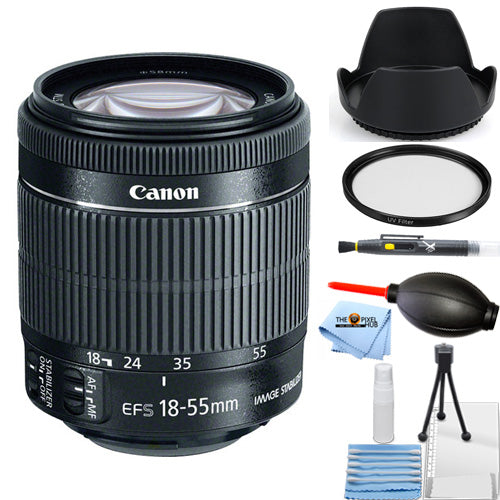 Canon EF-S 18-55mm f/3.5-5.6 IS STM Objektiv STARTER BUNDLE WEISSE BOX