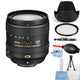 Nikon AF-S DX NIKKOR 16-80mm f/2.8-4E ED VR Lens - UV Filter Bundle White Box Nikon