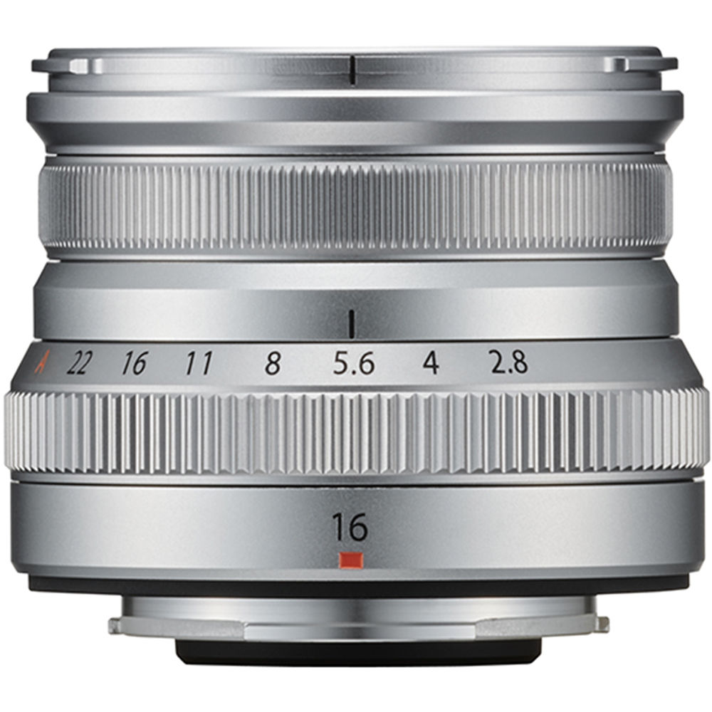 FUJIFILM XF 16mm f/2.8 R WR Objektiv (Silber) 16611681 - 7-teiliges Zubehörpaket