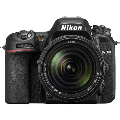 Nikon D7500 DSLR-Kamera mit 18-140-mm-Objektiv – 1582