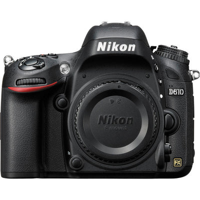 Nikon D610 24,3 MP DSLR-Kamera (nur Gehäuse) 1540 – 15-teiliges Zubehörpaket