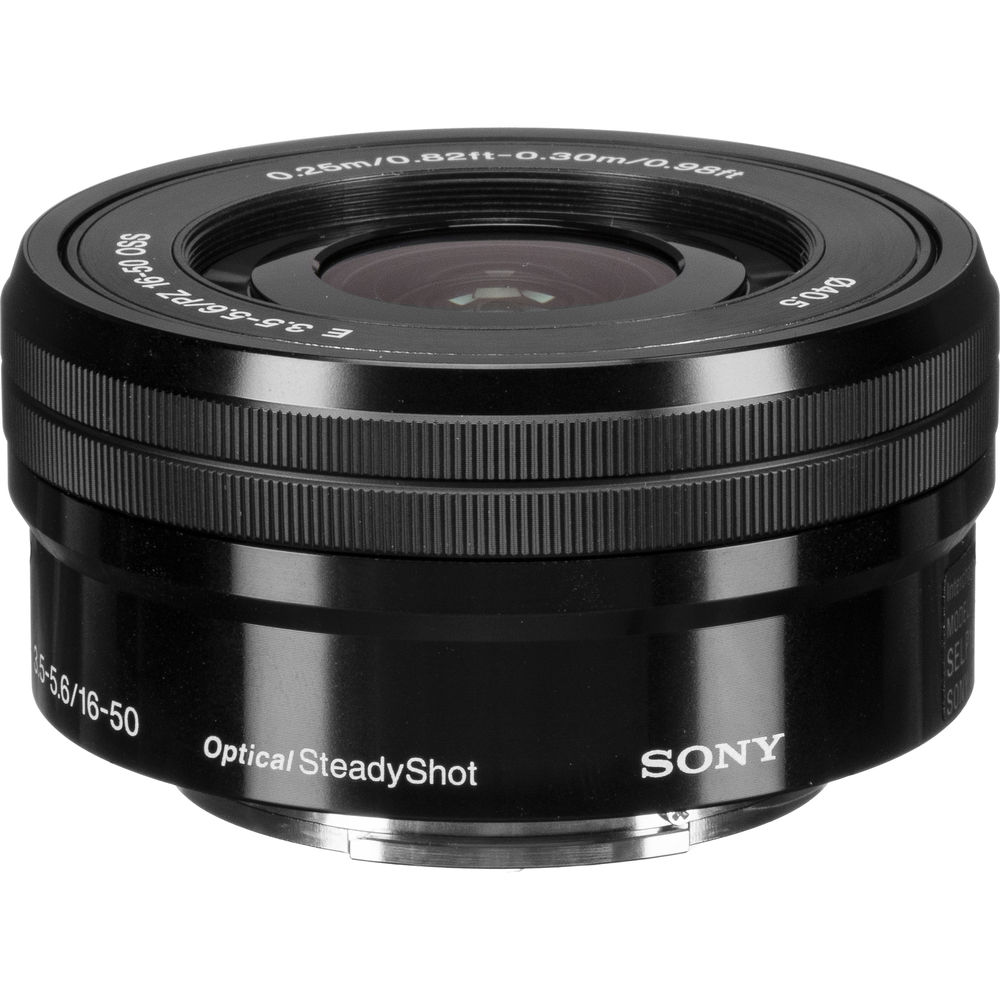 Sony E PZ 16–50 mm f/3,5–5,6 OSS-Objektiv + Objektivtasche im Paket – Neu in weißer Box