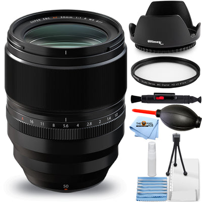 FUJIFILM XF 50mm f/1.0 R WR Objektiv 16664339 - 7-teiliges Zubehörpaket