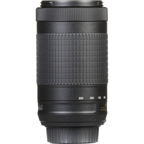 Nikon AF-P DX NIKKOR 70-300mm f/4.5-6.3G ED VR Lens White Box - UV FIlter Bundle