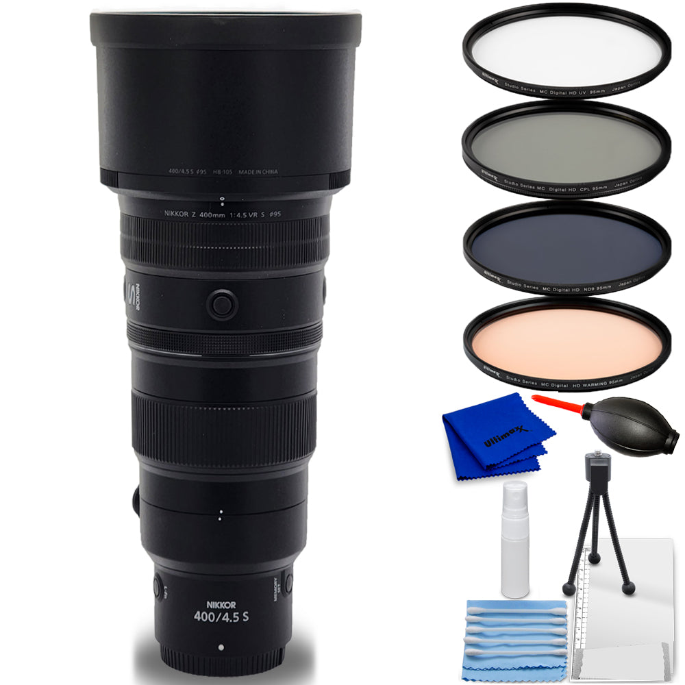 Nikon NIKKOR Z 400mm f/4.5 VR S Lens 20112 - 5PC Accessory Bundle