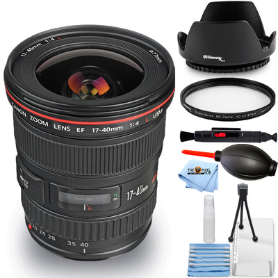 Canon EF 17-40mm f/4L USM Objektiv 8806A002 - 7-teiliges Zubehörpaket