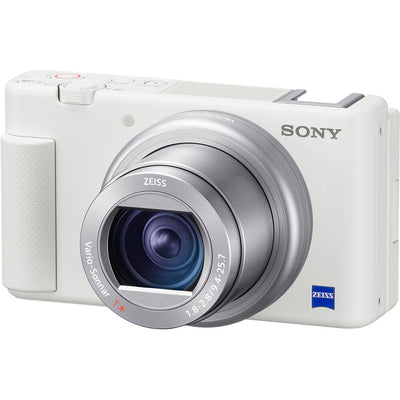 Sony ZV-1 20,1-MP-Digitalkamera (weiß) – Essential 32 GB-Paket