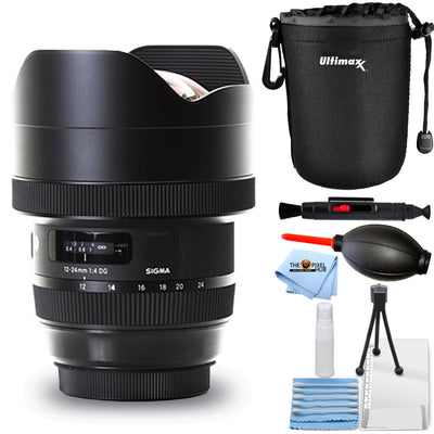 Sigma 12–24 mm f/4 DG HSM Art-Objektiv für Nikon F 205955 – Objektivtasche-Paket