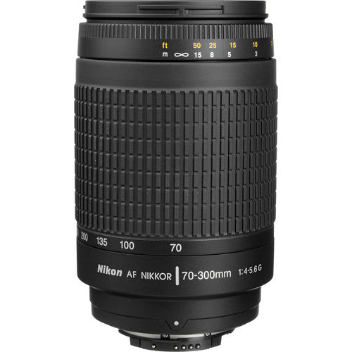 Nikon AF Zoom Nikkor 70-300mm f/4-5.6G Lens 1928 - Essential UV Filter Bundle