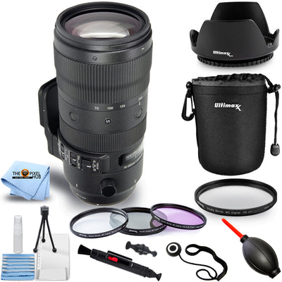 Sigma 70-200mm f/2.8 DG OS HSM Sports Lens for Nikon F - Pro Filter Kit Bundle