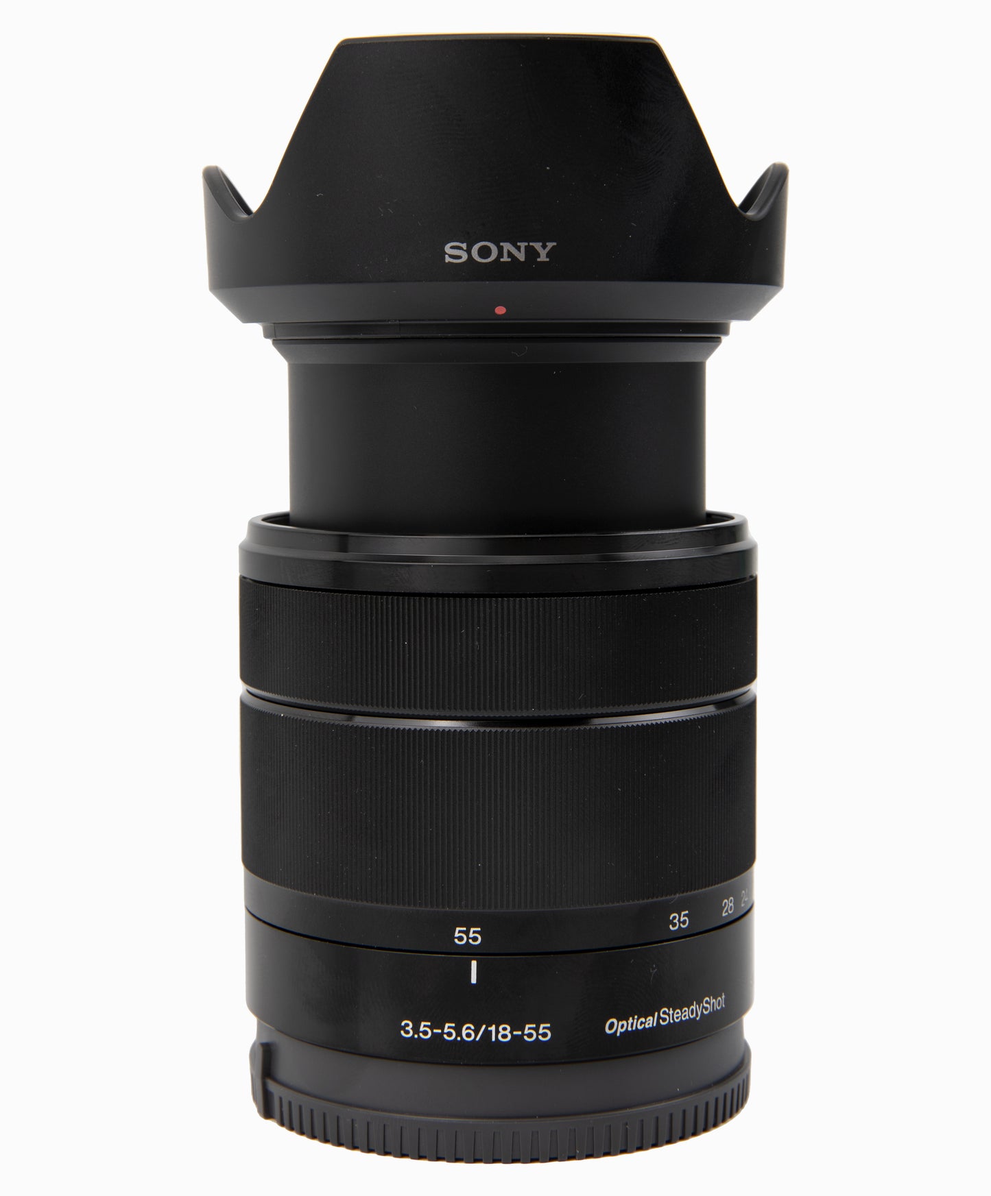 Sony DT 18–55 mm f/3,5–5,6 SAM II-Objektiv (offene Verpackung) SAL18552 – 7-teiliges Zubehörpaket