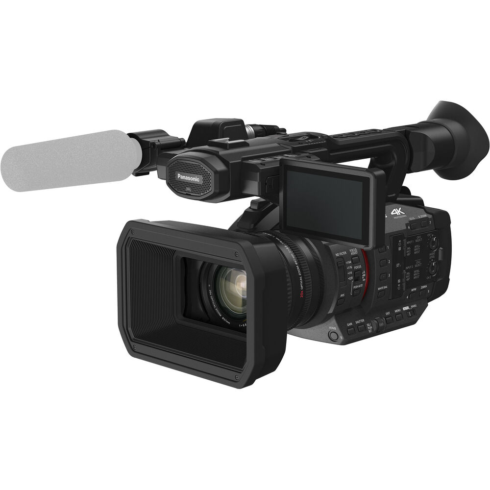 Panasonic HC-X20 4K Mobiler Camcorder mit umfassender Konnektivität - 13-teiliges Zubehörset