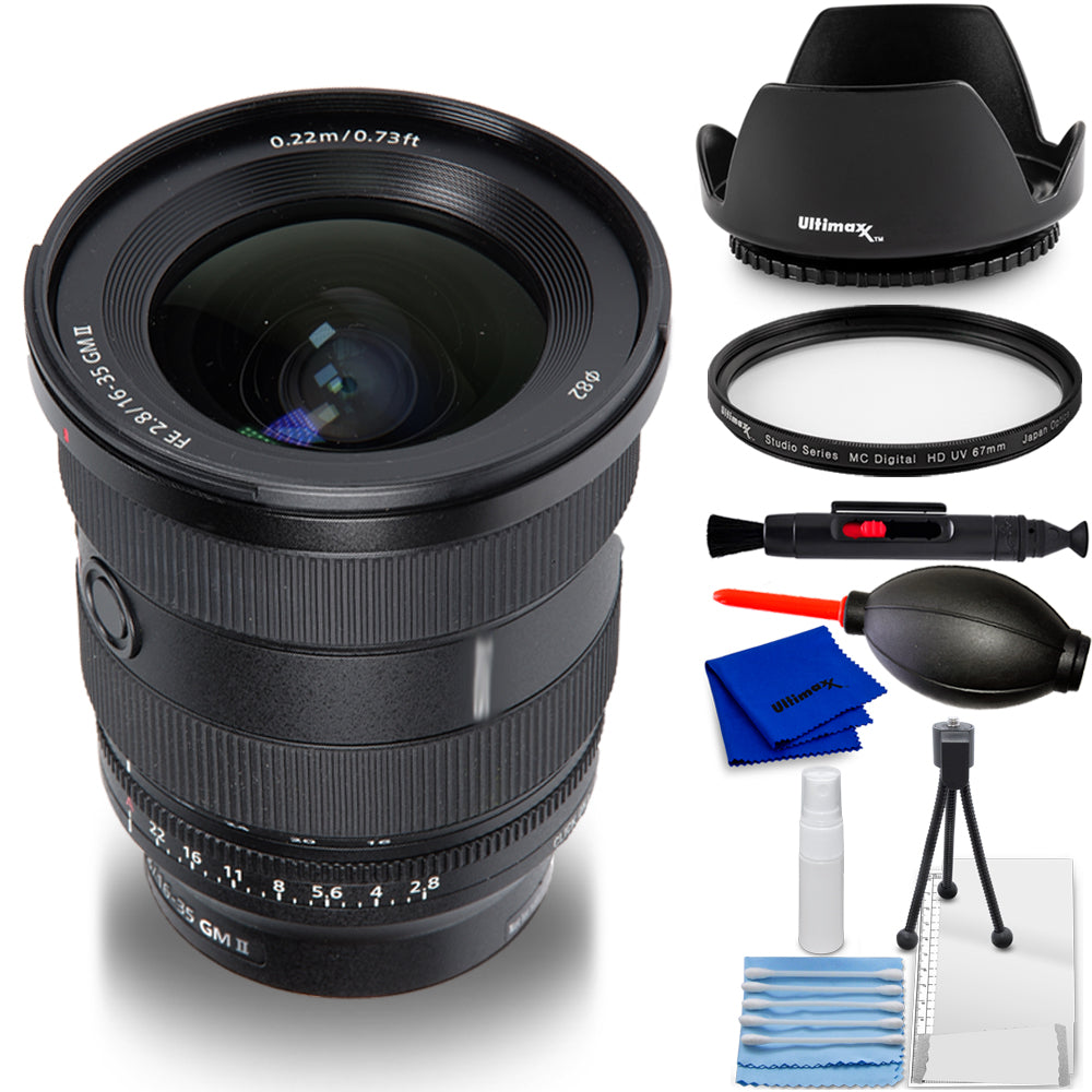 Sony FE 16-35mm f/2.8 GM II Lens SEL1635GM2 - 7PC Accessory Bundle