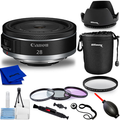 Canon RF 28mm f/2.8 STM Objektiv (Canon RF) 6128C002 - 10-teiliges Zubehörpaket