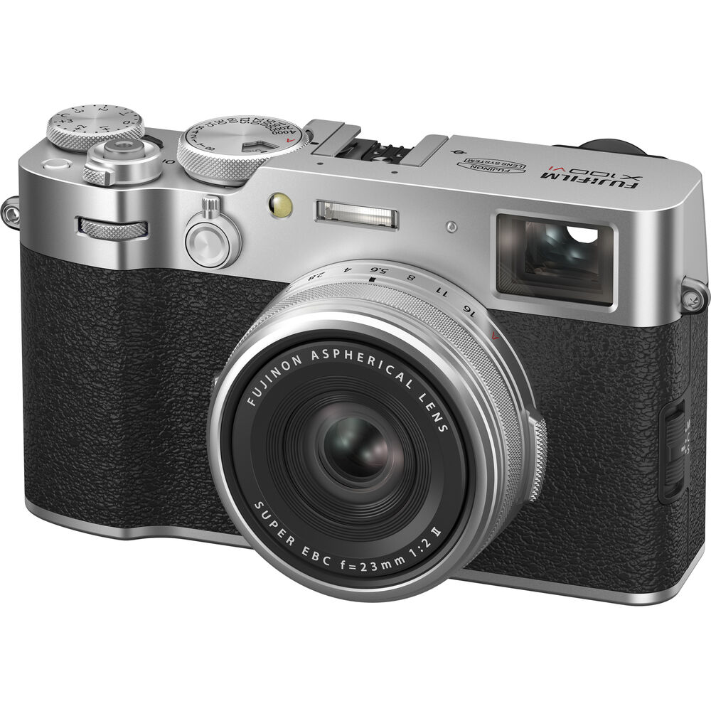 FUJIFILM X100VI Digitalkamera (Silber) 16821822 - 12-teiliges Zubehörpaket