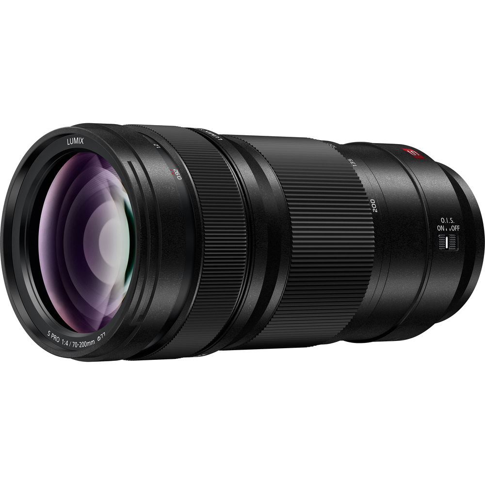 Panasonic Lumix S PRO 70-200 mm f/4 OIS-Objektiv S-R70200 – 7-teiliges Zubehörpaket