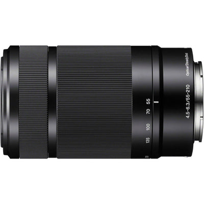 Sony E 55-210 mm f/4,5-6,3 OSS-Objektiv (schwarz) SEL55210/B, weiße Box