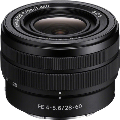 Sony FE 28–60 mm f/4–5,6 Objektiv SEL2860 – 6-teiliges Zubehörpaket