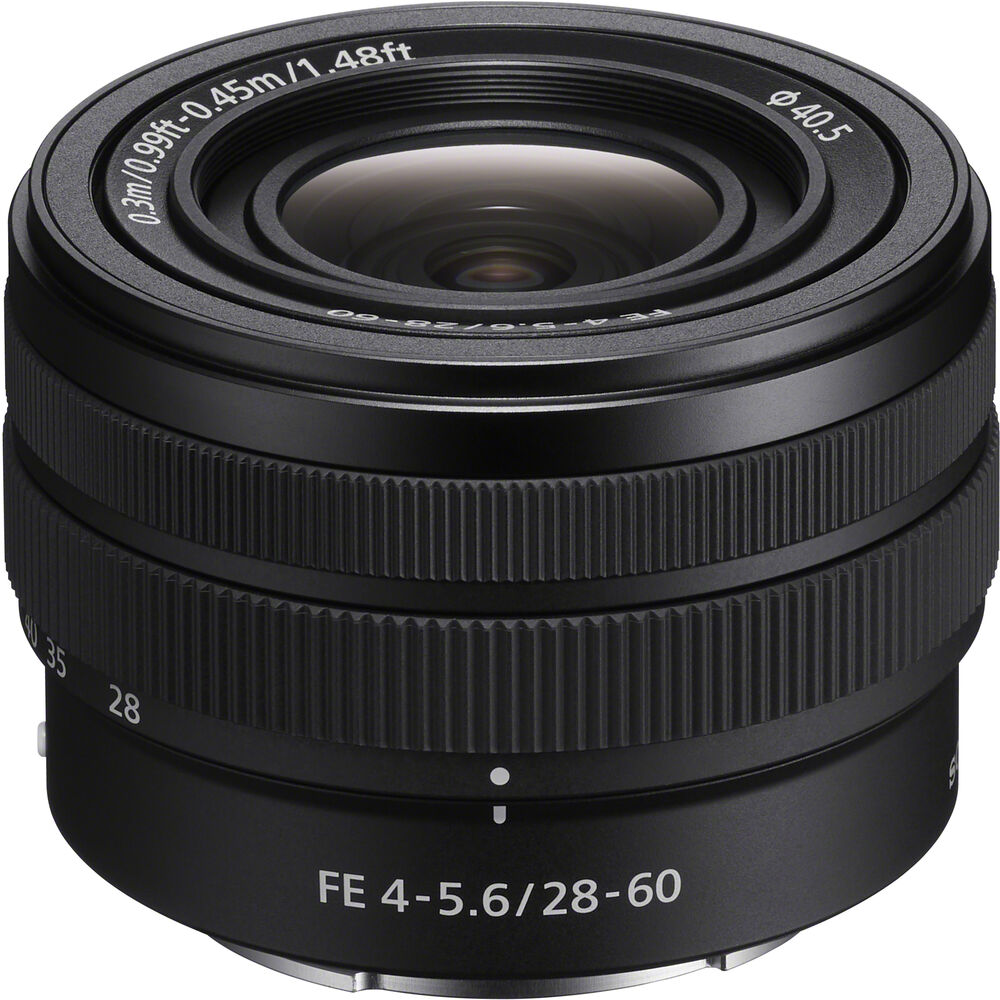 Sony FE 28–60 mm f/4–5,6 Objektiv SEL2860 – 15-teiliges Zubehörpaket