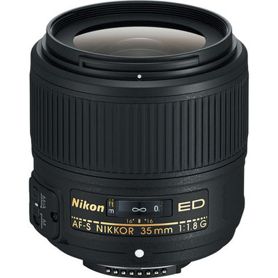 Nikon AF-S NIKKOR 35 mm 1:1,8G ED-Objektiv (Schwarz) – 2215